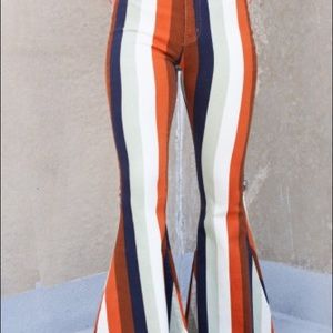 Stripped bell bottoms